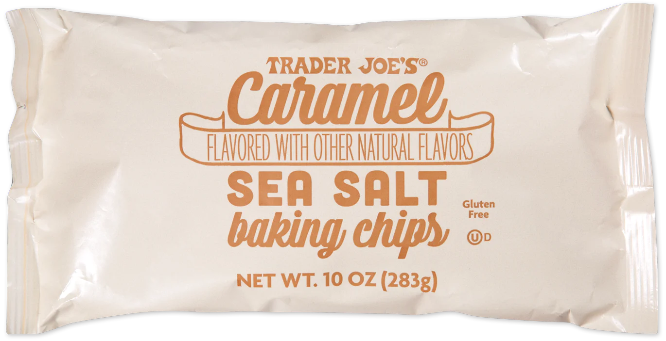 Trader Joe's Caramel Sea Salt Baking Chips, 283g
