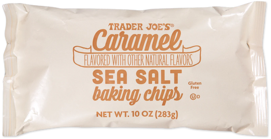 Trader Joe's Caramel Sea Salt Baking Chips, 283g