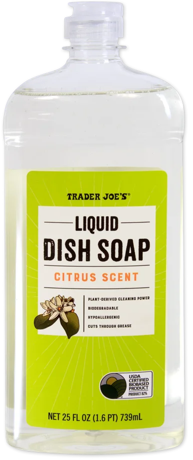 Liquide vaisselle Trader Joe's, parfum d'agrumes, 739 ml 