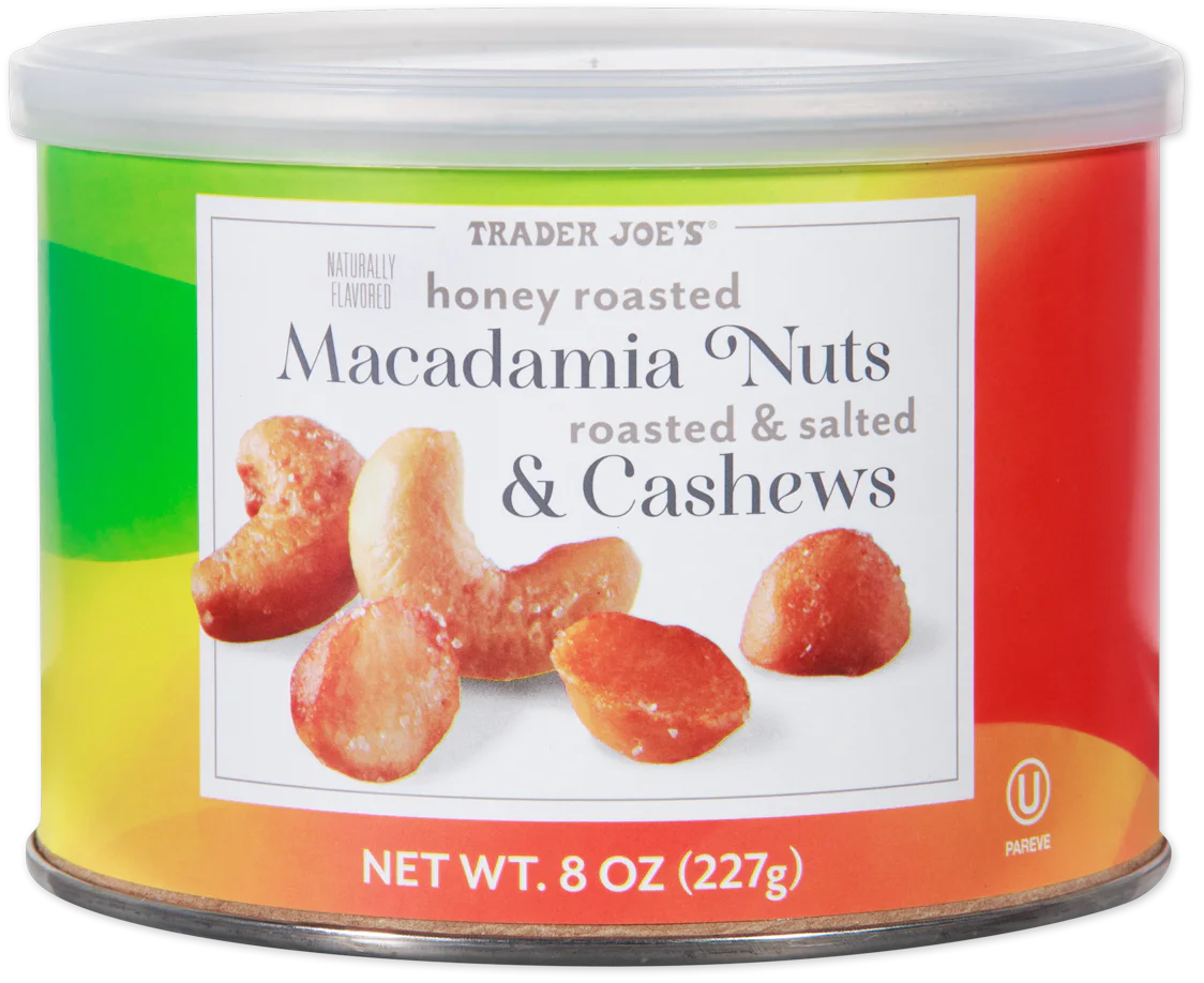 Trader Joe's Honey Roasted Macadamia Nuts & Cashews, 227g