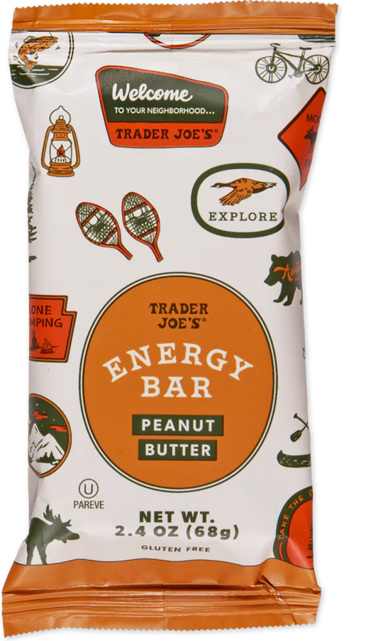 Trader Joe's Energy Bar, Peanut Butter, 68g