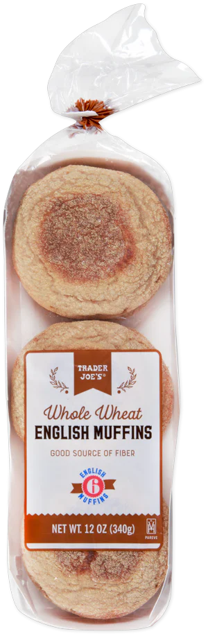 Trader Joe's Whole Wheat English Muffins, 340g