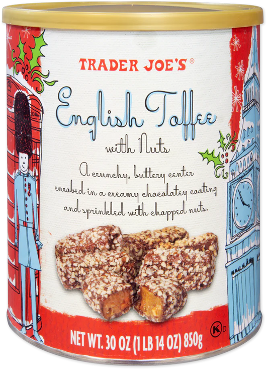 Trader Joe's English Toffee with Nuts, 850g