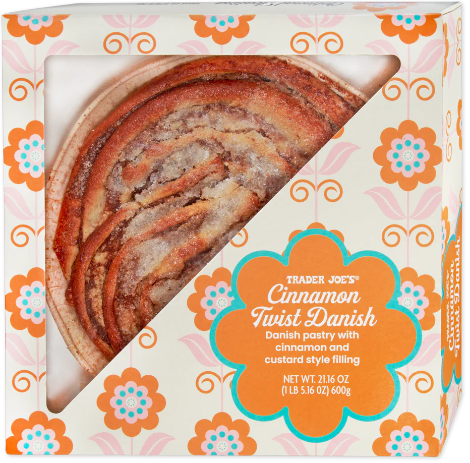 Trader Joe's Cinnamon Twist Danish, 600g