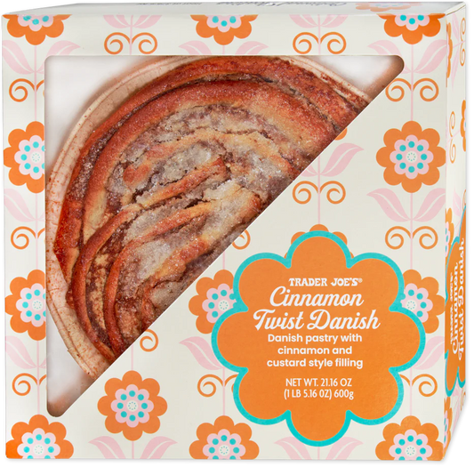 Trader Joe's Cinnamon Twist Danish, 600g