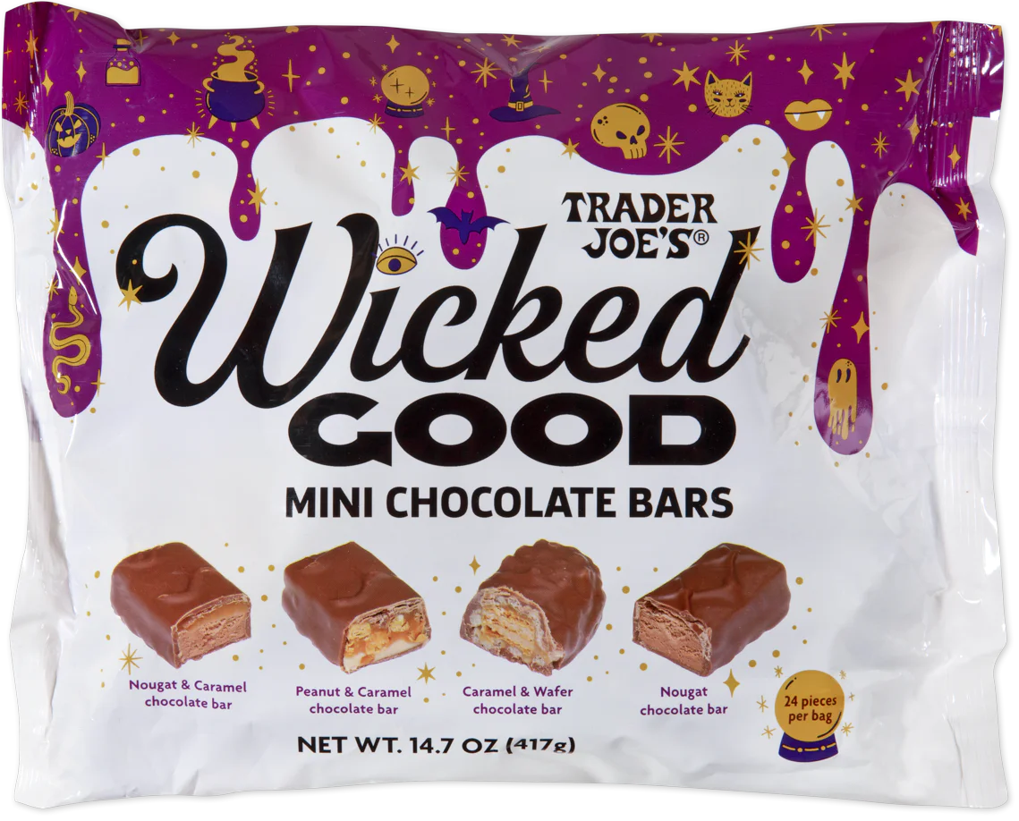 Trader Joe's Wicked Good Mini Chocolate Bars, 417g