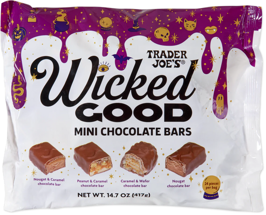 Trader Joe's Wicked Good Mini Chocolate Bars, 417g