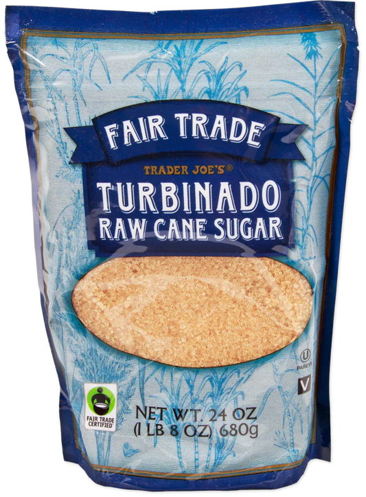 Trader Joe's Fair Trade Turbinado Raw Cane Sugar, 680g