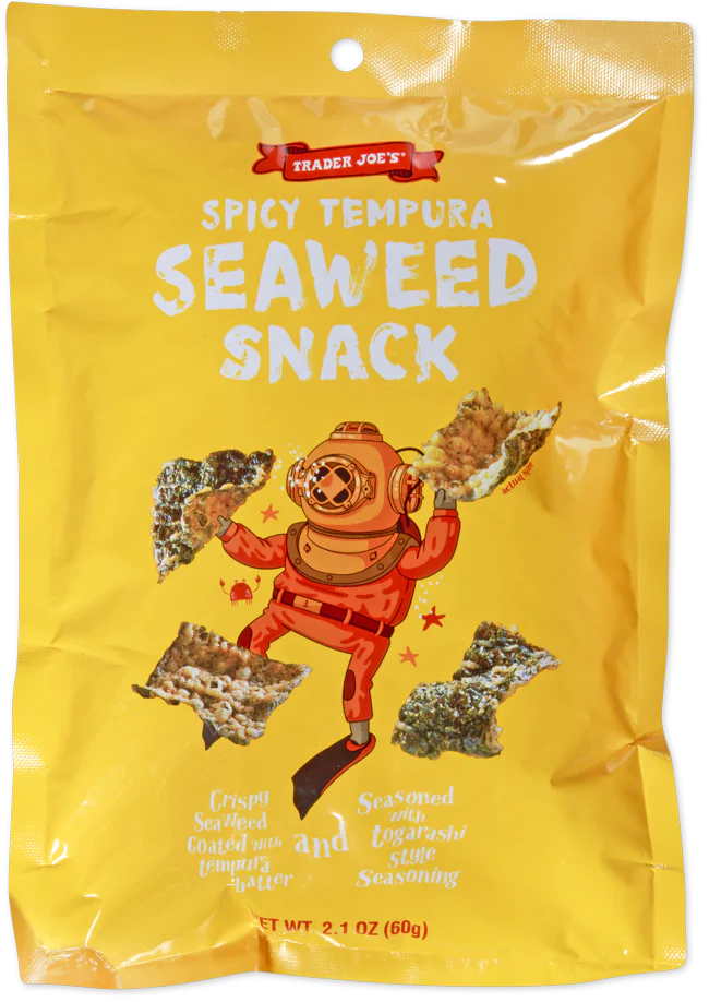 Trader Joe's Spicy Tempura Seaweed Snack, 60g