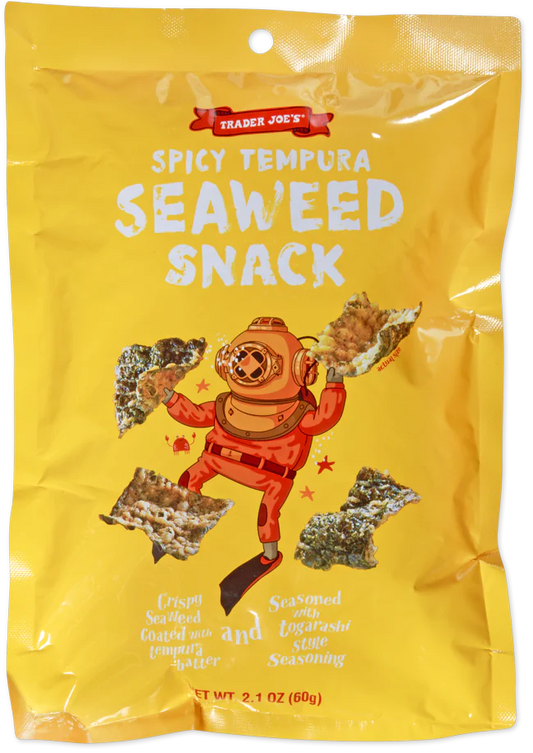 Trader Joe's Spicy Tempura Seaweed Snack, 60g