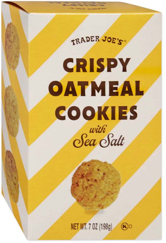 Trader Joe's Crispy Oatmeal Cookies with Sea Salt, 198g