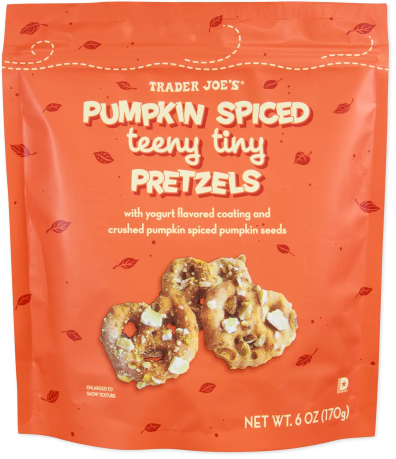 Trader Joe's Pumpkin Spiced Teeny Tiny Pretzels, 170g