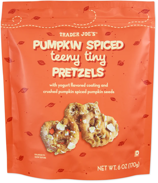 Trader Joe's Pumpkin Spiced Teeny Tiny Pretzels, 170g
