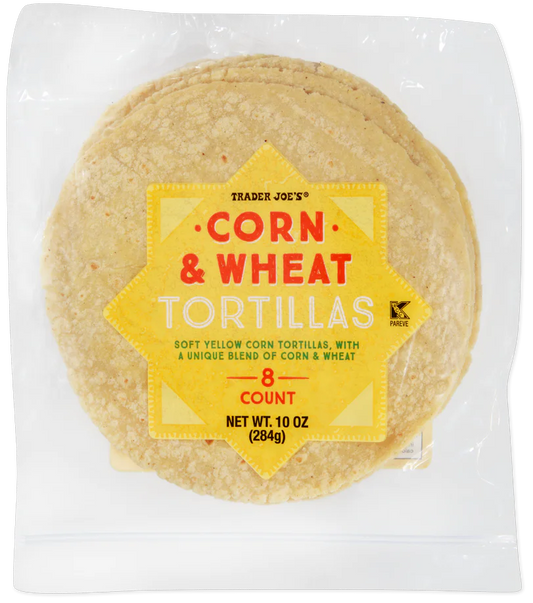 Trader Joe's Corn & Wheat Tortillas, 284g