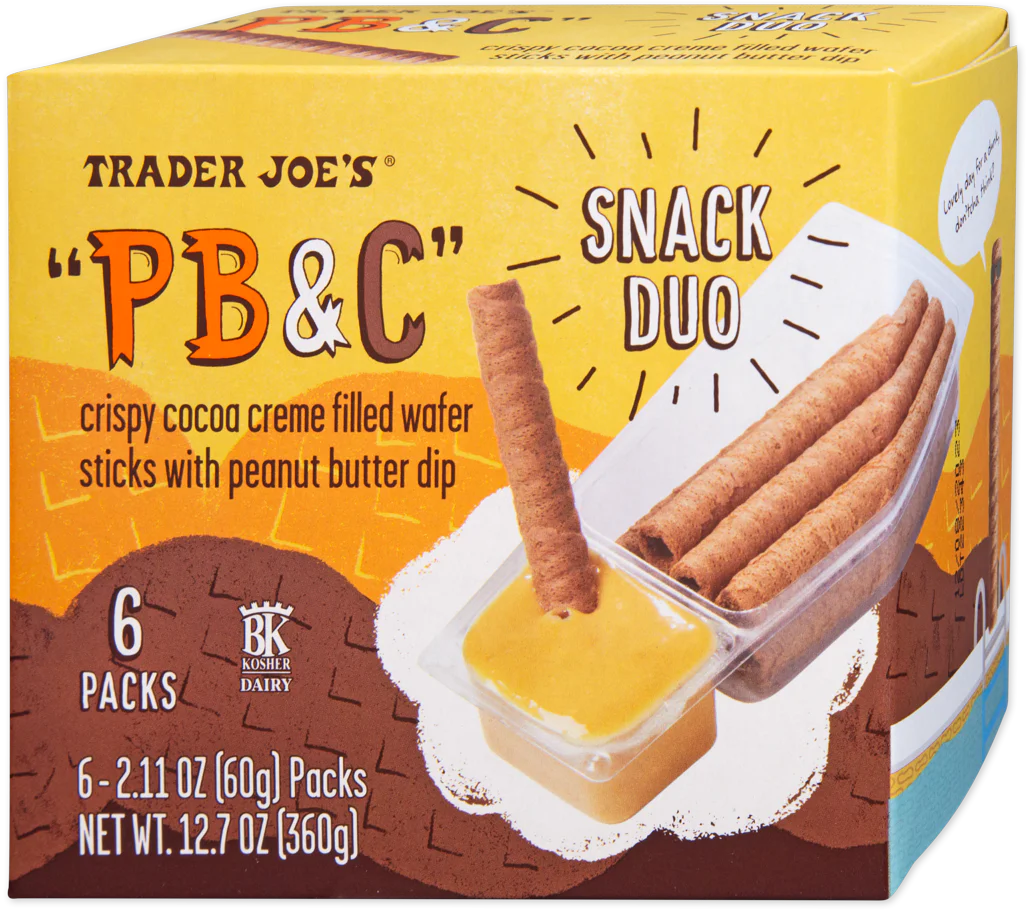 Duo de snacks au beurre de cacahuète et à la crème de Trader Joe's, 360 g 
