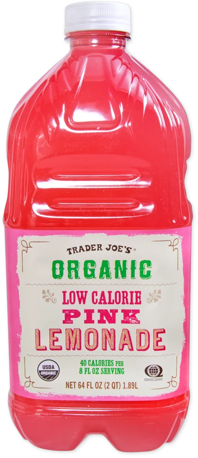 Limonade rose hypocalorique biologique de Trader Joe's, 1,89 L 
