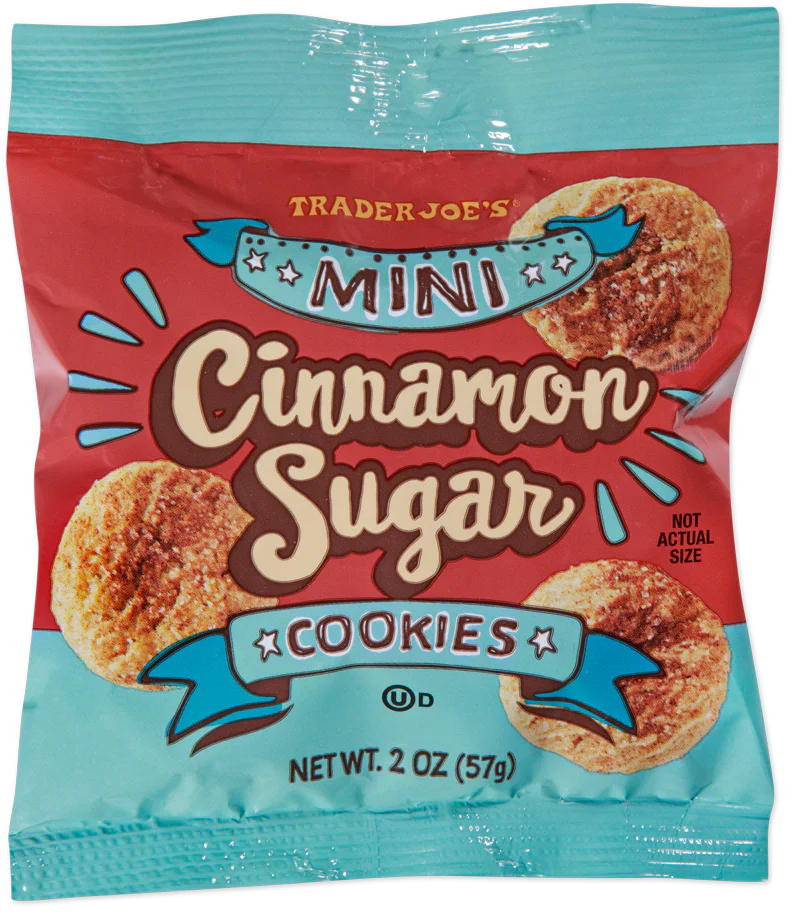 Trader Joe's Mini Cinnamon Sugar Cookies, 57g