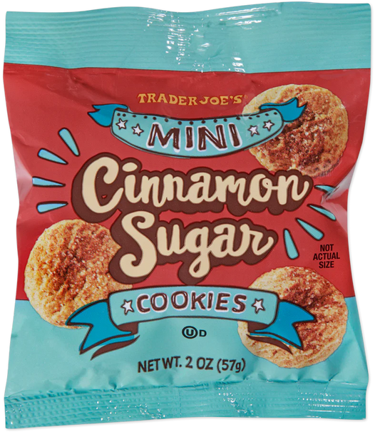 Trader Joe's Mini Cinnamon Sugar Cookies, 57g