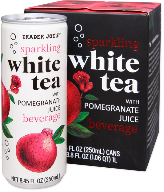 Thé blanc pétillant au jus de grenade de Trader Joe's, 1 L 