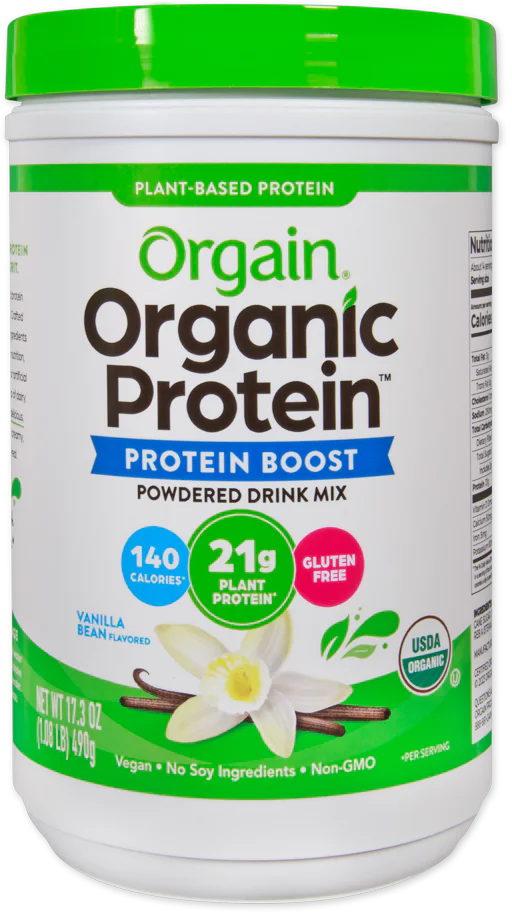 Orgain® Vanilla Bean Organic Protein Boost Powder, 490g