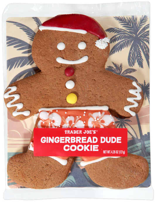 Trader Joe's Gingerbread Dude Cookie, 121g
