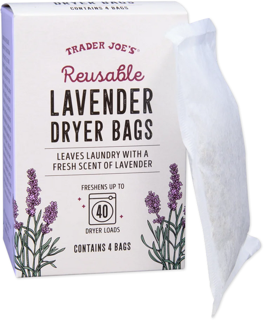 Sacs de séchage réutilisables à la lavande de Trader Joe's, lot de 4 