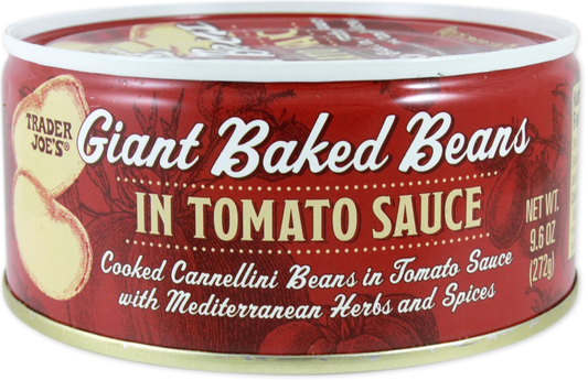 Trader Joe's Giant Baked Beans in Tomato Sauce, 272g