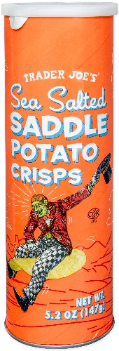 Trader Joe's Sea Salted Saddle Potato Crisps, 147g