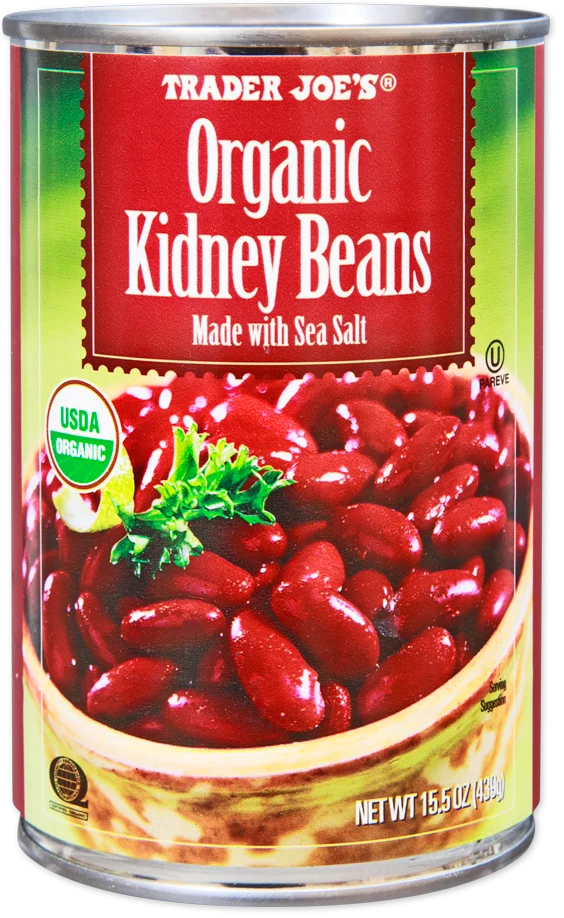 Trader Joe's Organic Kidney Beans, 439g