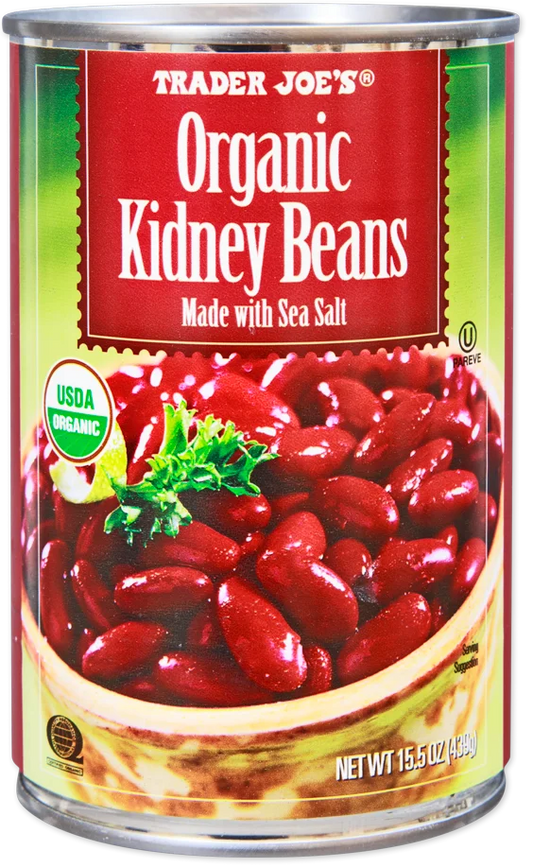 Trader Joe's Organic Kidney Beans, 439g
