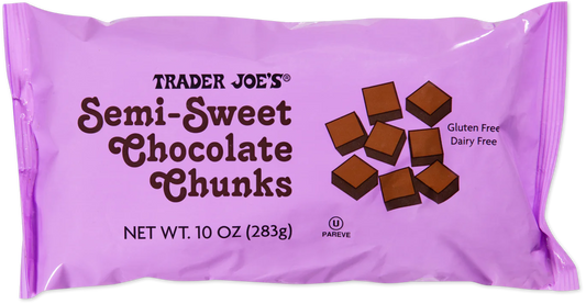 Trader Joe's Semi-Sweet Chocolate Chunks, 283g