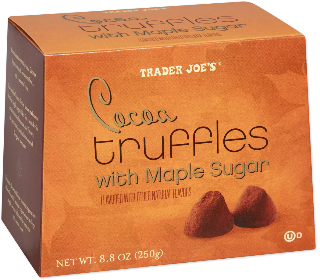 Trader Joe's Cocoa Truffles with Maple Sugar, 250g