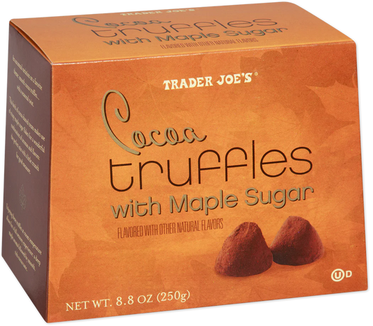 Trader Joe's Cocoa Truffles with Maple Sugar, 250g