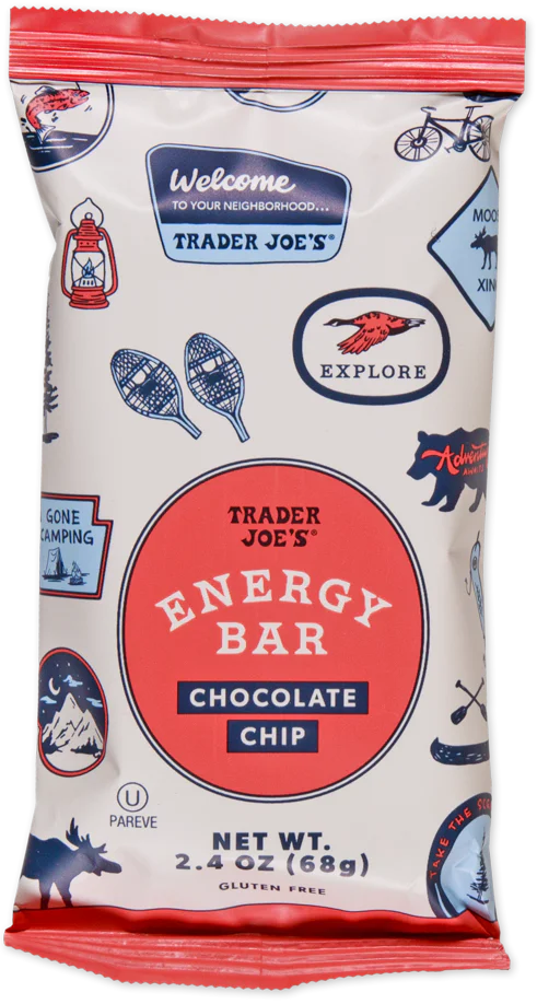 Trader Joe's Energy Bar, Chocolate Chip, 68g