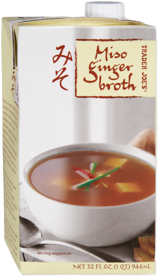Bouillon miso gingembre de Trader Joe's, 946 ml
