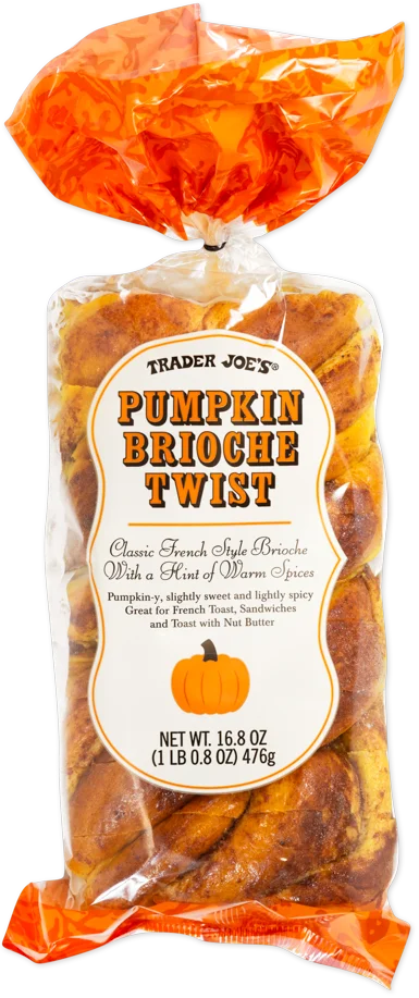 Trader Joe's Pumpkin Brioche Twist, 476g