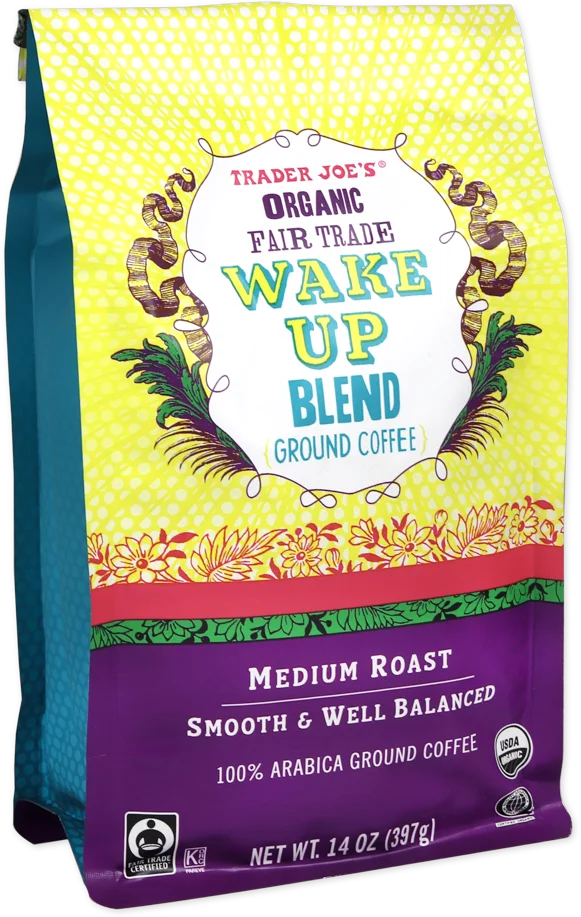 Café moulu bio et équitable Wake Up Blend de Trader Joe's, 397 g 