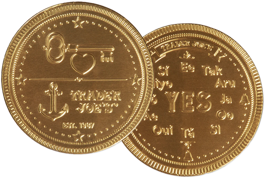 Trader Joe's The Milk Chocolate Coin, 90g