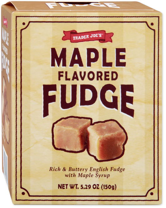 Trader Joe's Maple Flavoured Fudge, 150g