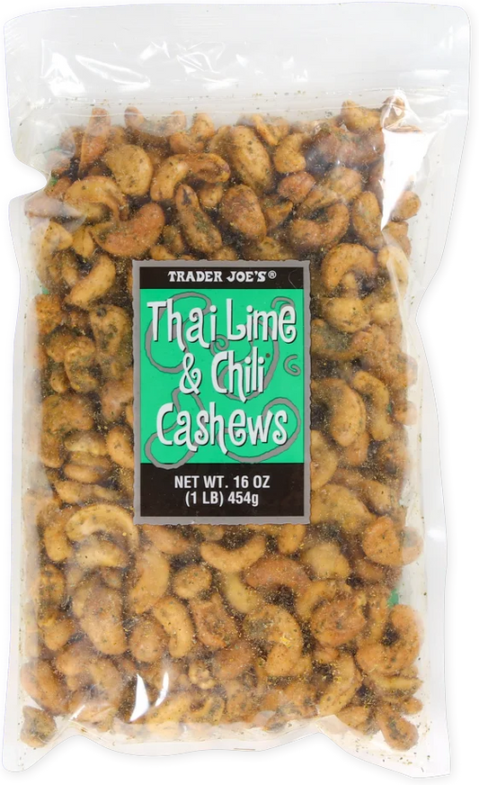 Trader Joe's Thai Lime & Chili Cashews, 454g