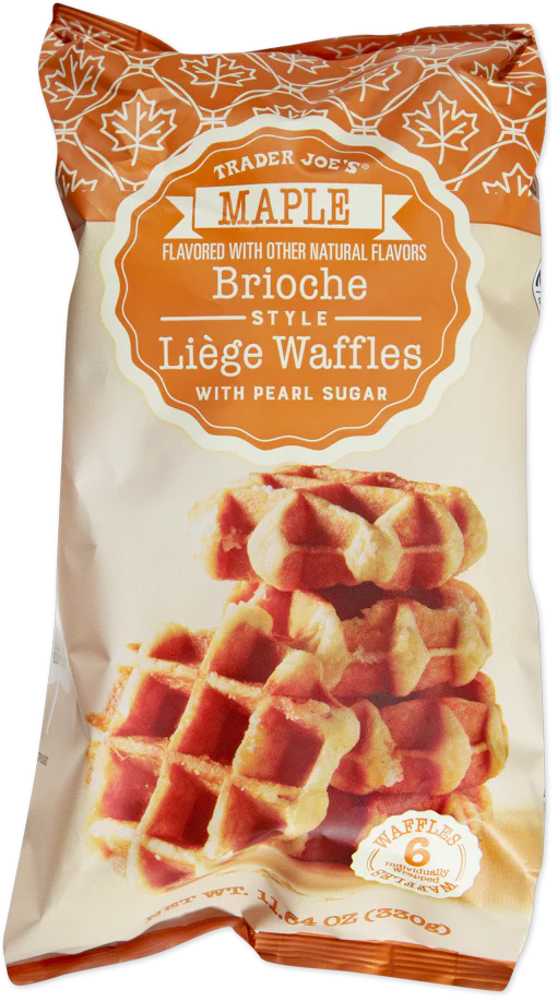 Trader Joe's Maple Brioche Style Liège Waffles, 330g