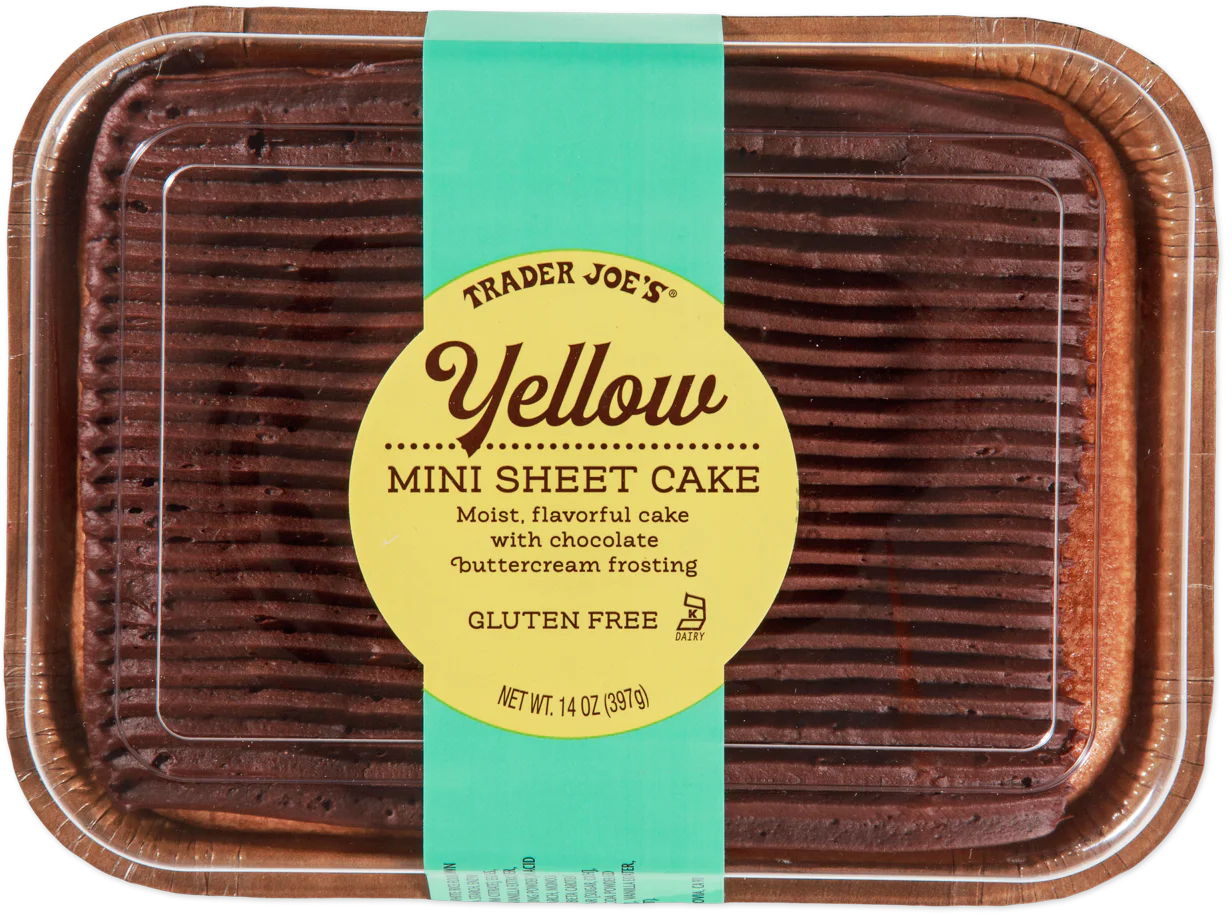 Trader Joe's Yellow Mini Sheet Cake, 397g
