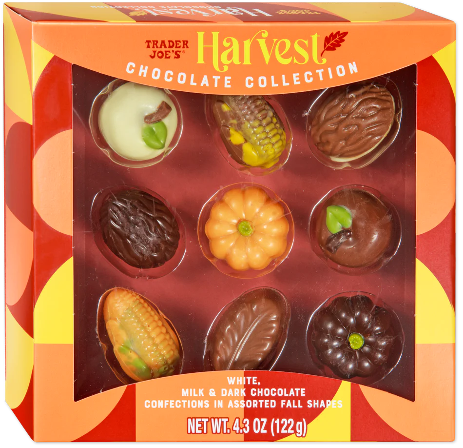 Trader Joe's Harvest Chocolate Collection, 122g