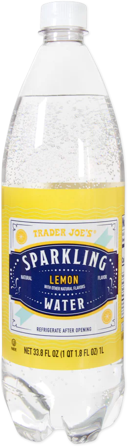 Trader Joe's Sparkling Water, Lemon, 1L