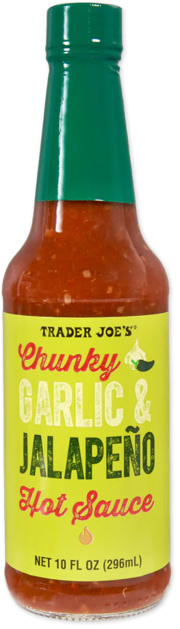 Trader Joe's Chunky Garlic & Jalapeño Hot Sauce, 296mL