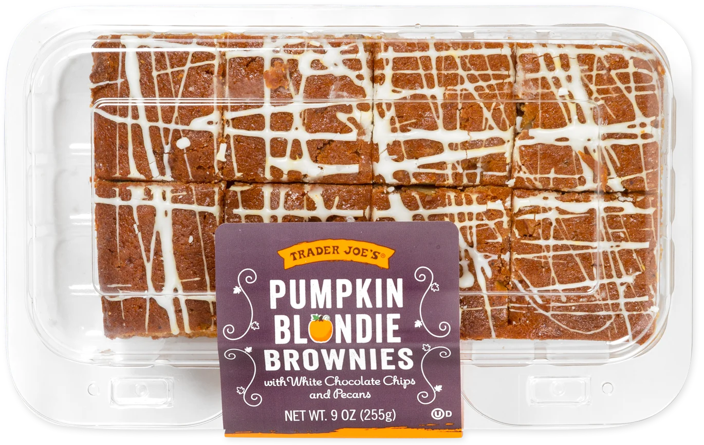 Trader Joe's Pumpkin Blondie Brownies, 255g