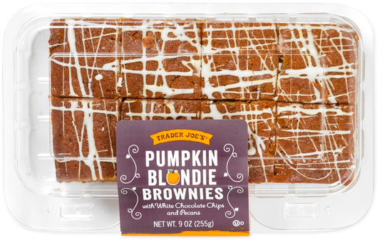 Trader Joe's Pumpkin Blondie Brownies, 255g
