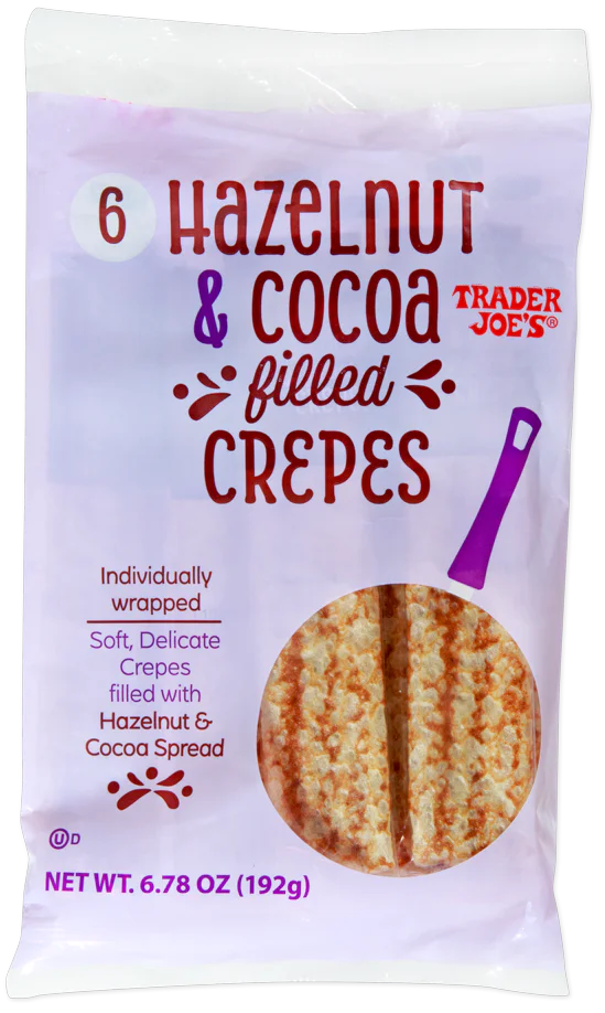 Trader Joe's Hazelnut & Cocoa Filled Crepes, 192g