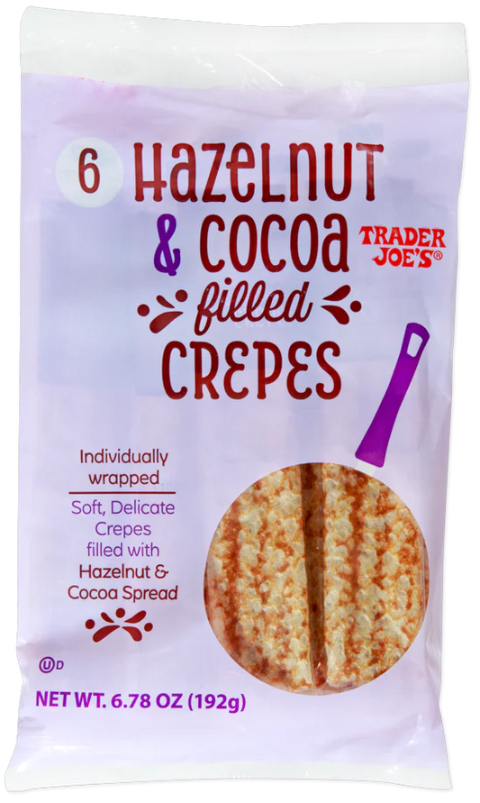 Trader Joe's Hazelnut & Cocoa Filled Crepes, 192g