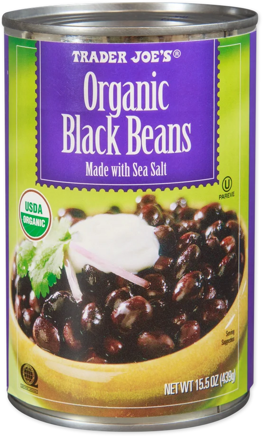 Trader Joe's Organic Black Beans, 439g